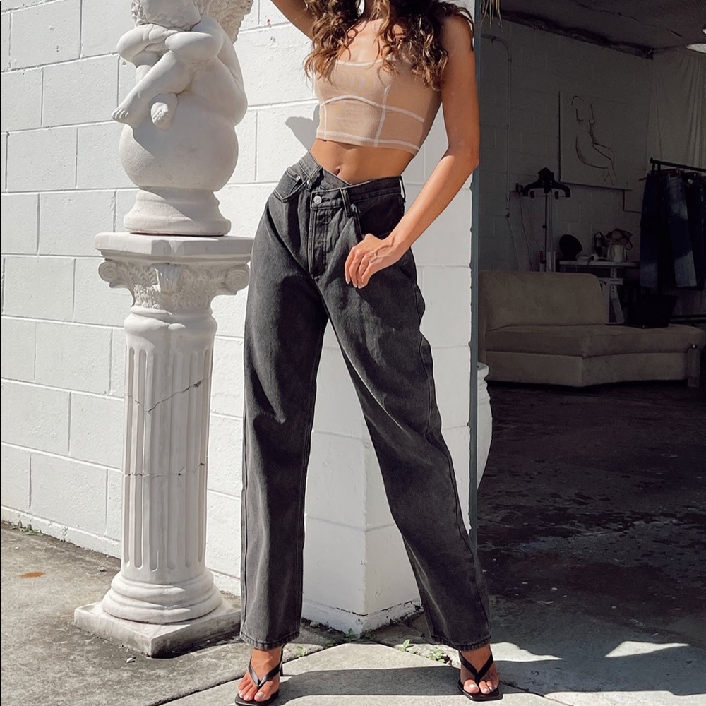 Princess Polly “Holly” Asymmetric jeans